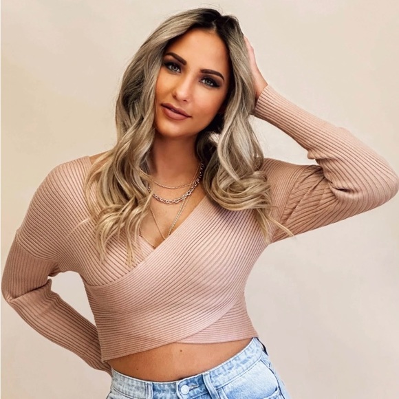 NWT Wrap Top - Picture 2 of 4